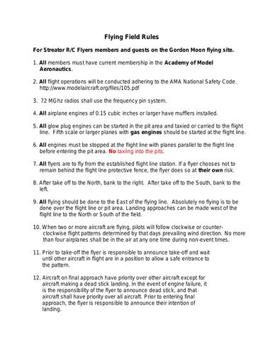 Flying Field Rules2